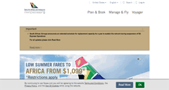 Desktop Screenshot of flysaa.com